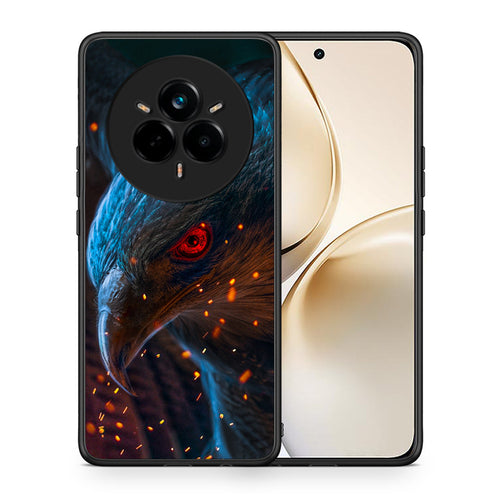 Θήκη Realme 14 Pro Plus Eagle PopArt από τη Smartfits με σχέδιο στο πίσω μέρος και μαύρο περίβλημα | Realme 14 Pro Plus Eagle PopArt case with colorful back and black bezels