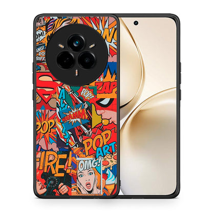 Θήκη Realme 14 Pro Plus PopArt OMG από τη Smartfits με σχέδιο στο πίσω μέρος και μαύρο περίβλημα | Realme 14 Pro Plus PopArt OMG case with colorful back and black bezels