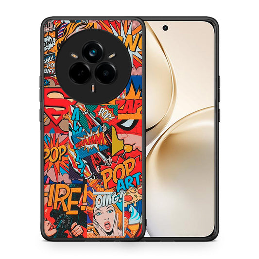 Θήκη Realme 14 Pro Plus PopArt OMG από τη Smartfits με σχέδιο στο πίσω μέρος και μαύρο περίβλημα | Realme 14 Pro Plus PopArt OMG case with colorful back and black bezels