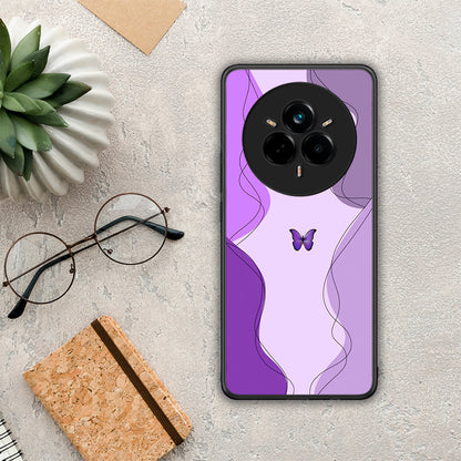 Purple Mariposa - Realme 14 Pro Plus θήκη