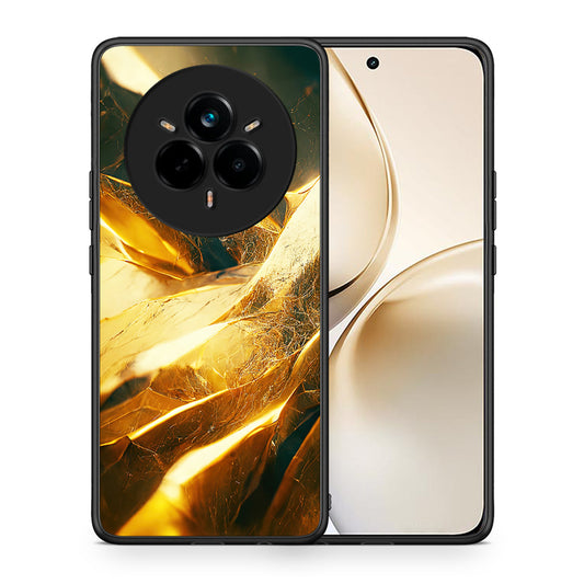 Θήκη Realme 14 Pro Plus Real Gold από τη Smartfits με σχέδιο στο πίσω μέρος και μαύρο περίβλημα | Realme 14 Pro Plus Real Gold case with colorful back and black bezels