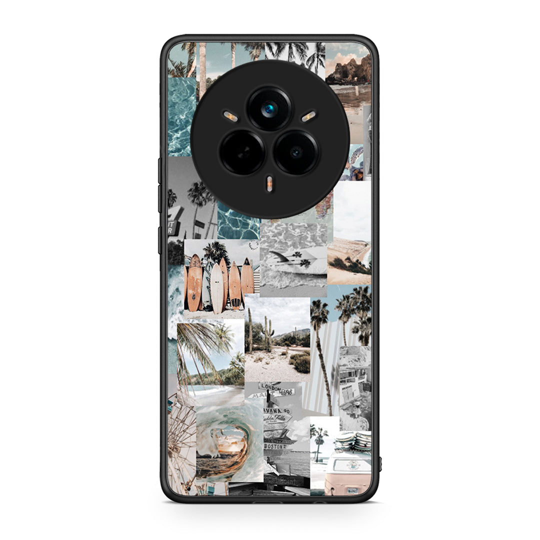 Realme 14 Pro Plus Retro Beach Life Θήκη από τη Smartfits με σχέδιο στο πίσω μέρος και μαύρο περίβλημα | Smartphone case with colorful back and black bezels by Smartfits