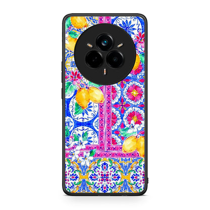 Realme 14 Pro Plus Retro Spring θήκη από τη Smartfits με σχέδιο στο πίσω μέρος και μαύρο περίβλημα | Smartphone case with colorful back and black bezels by Smartfits