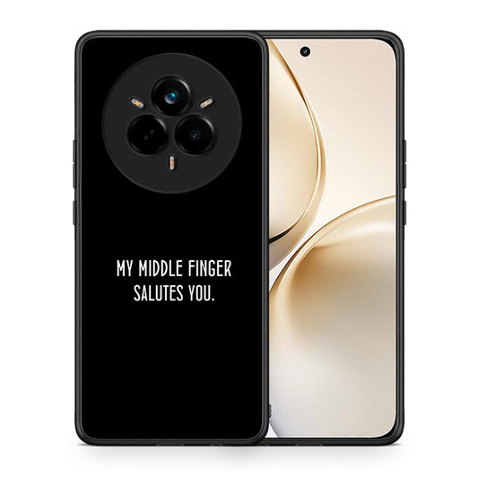 Θήκη Realme 14 Pro Plus Salute από τη Smartfits με σχέδιο στο πίσω μέρος και μαύρο περίβλημα | Realme 14 Pro Plus Salute case with colorful back and black bezels