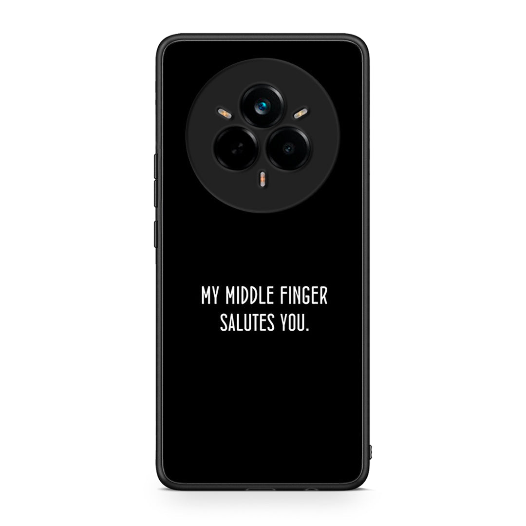 Realme 14 Pro Plus Salute θήκη από τη Smartfits με σχέδιο στο πίσω μέρος και μαύρο περίβλημα | Smartphone case with colorful back and black bezels by Smartfits