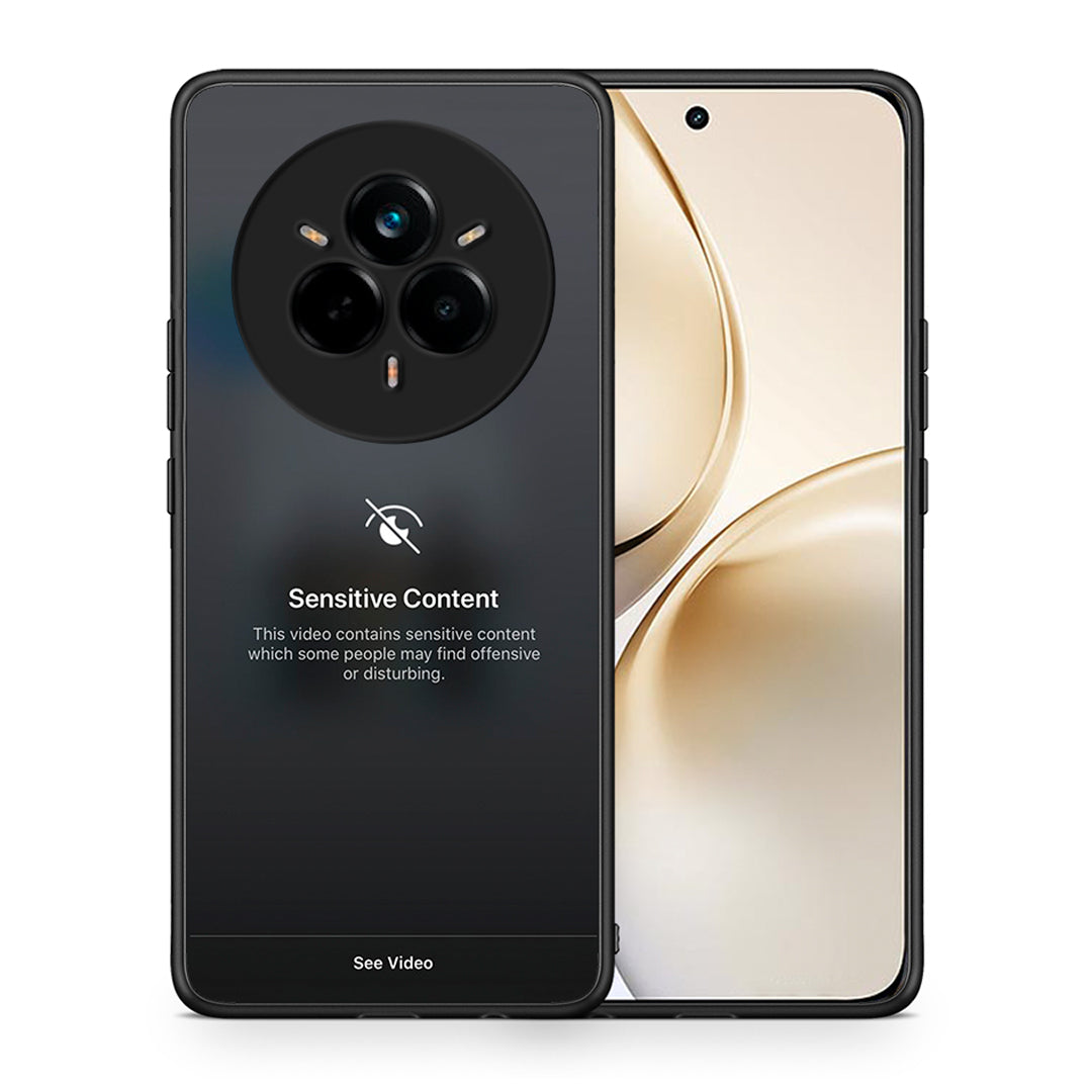 Θήκη Realme 14 Pro Plus Sensitive Content από τη Smartfits με σχέδιο στο πίσω μέρος και μαύρο περίβλημα | Realme 14 Pro Plus Sensitive Content case with colorful back and black bezels