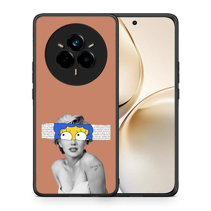 Θήκη Realme 14 Pro Plus Sim Merilyn από τη Smartfits με σχέδιο στο πίσω μέρος και μαύρο περίβλημα | Realme 14 Pro Plus Sim Merilyn case with colorful back and black bezels