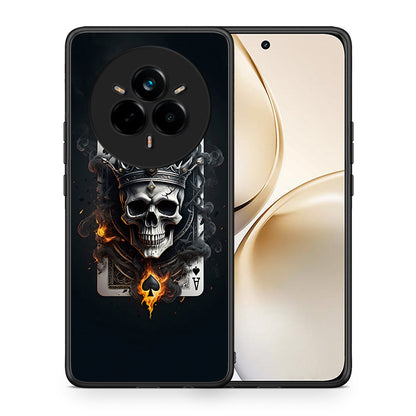 Θήκη Realme 14 Pro Plus Skull King Ace από τη Smartfits με σχέδιο στο πίσω μέρος και μαύρο περίβλημα | Realme 14 Pro Plus Skull King Ace case with colorful back and black bezels