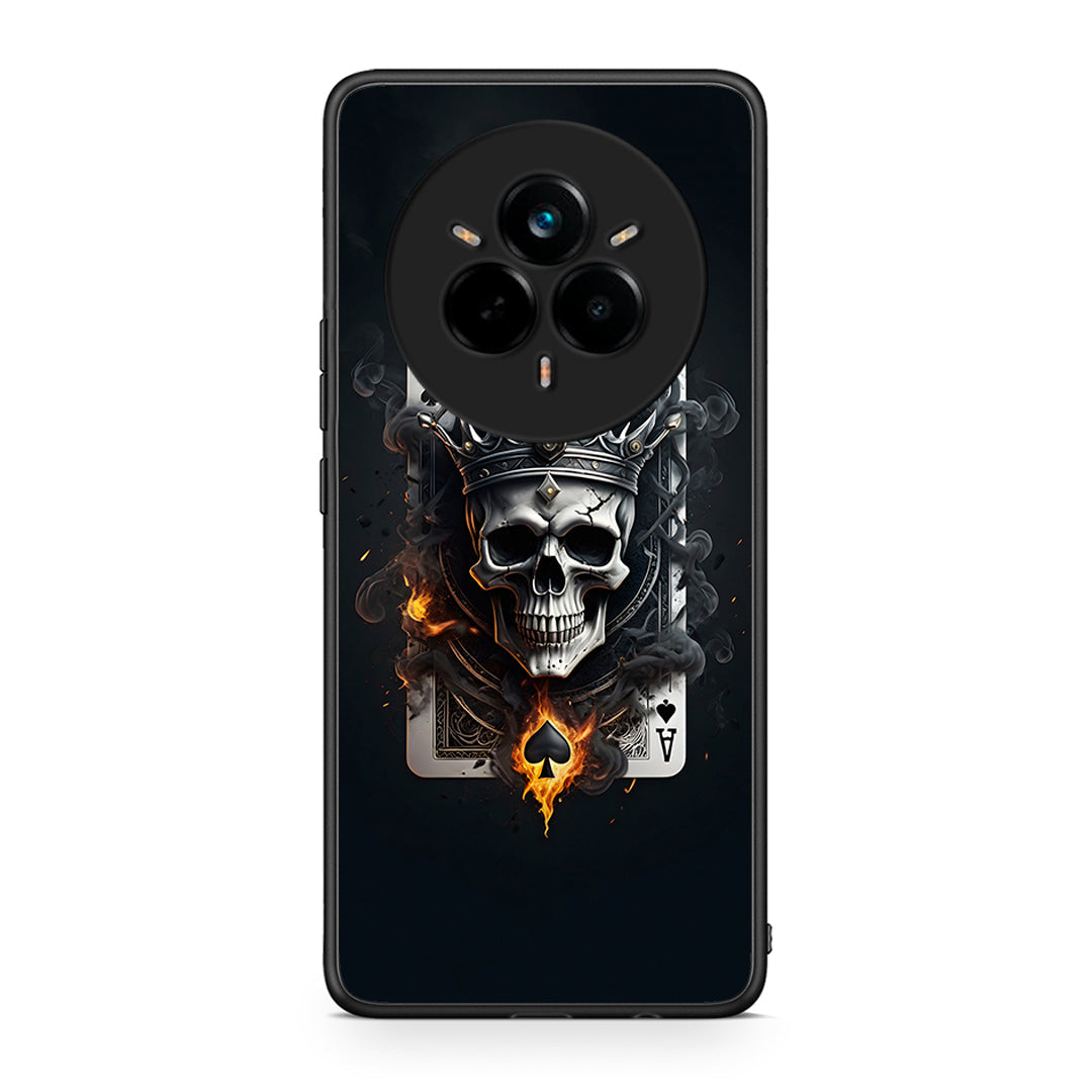Realme 14 Pro Plus Skull King Ace θήκη από τη Smartfits με σχέδιο στο πίσω μέρος και μαύρο περίβλημα | Smartphone case with colorful back and black bezels by Smartfits