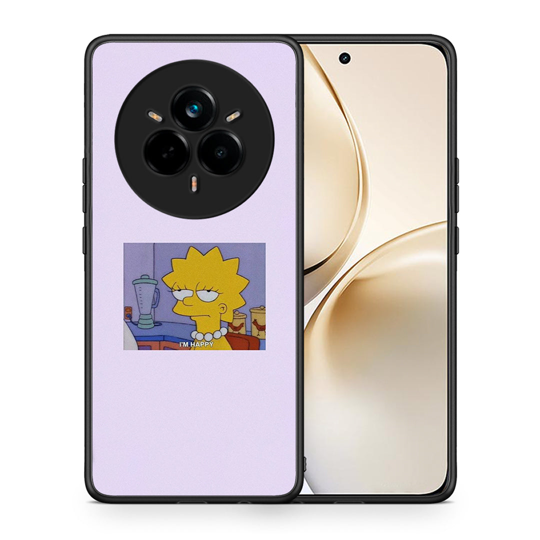 Θήκη Realme 14 Pro Plus So Happy από τη Smartfits με σχέδιο στο πίσω μέρος και μαύρο περίβλημα | Realme 14 Pro Plus So Happy case with colorful back and black bezels