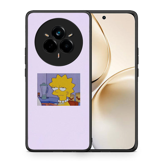 Θήκη Realme 14 Pro Plus So Happy από τη Smartfits με σχέδιο στο πίσω μέρος και μαύρο περίβλημα | Realme 14 Pro Plus So Happy case with colorful back and black bezels