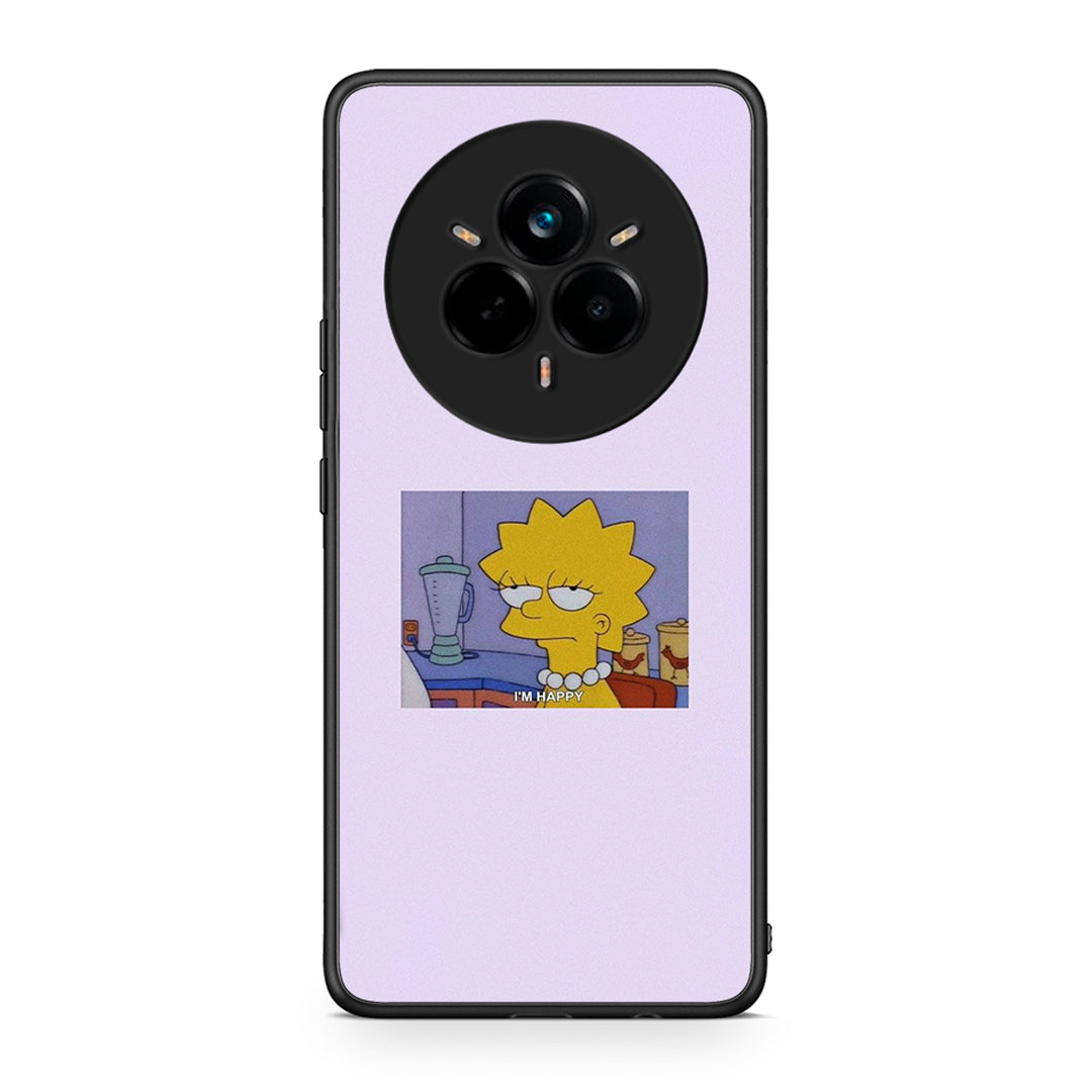 Realme 14 Pro Plus So Happy θήκη από τη Smartfits με σχέδιο στο πίσω μέρος και μαύρο περίβλημα | Smartphone case with colorful back and black bezels by Smartfits