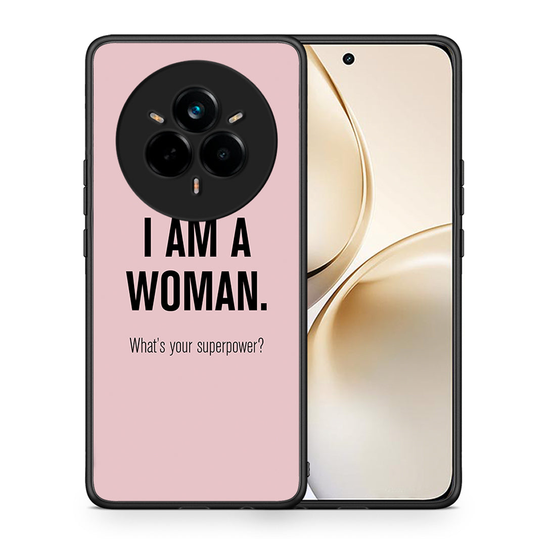 Θήκη Realme 14 Pro Plus Superpower Woman από τη Smartfits με σχέδιο στο πίσω μέρος και μαύρο περίβλημα | Realme 14 Pro Plus Superpower Woman case with colorful back and black bezels