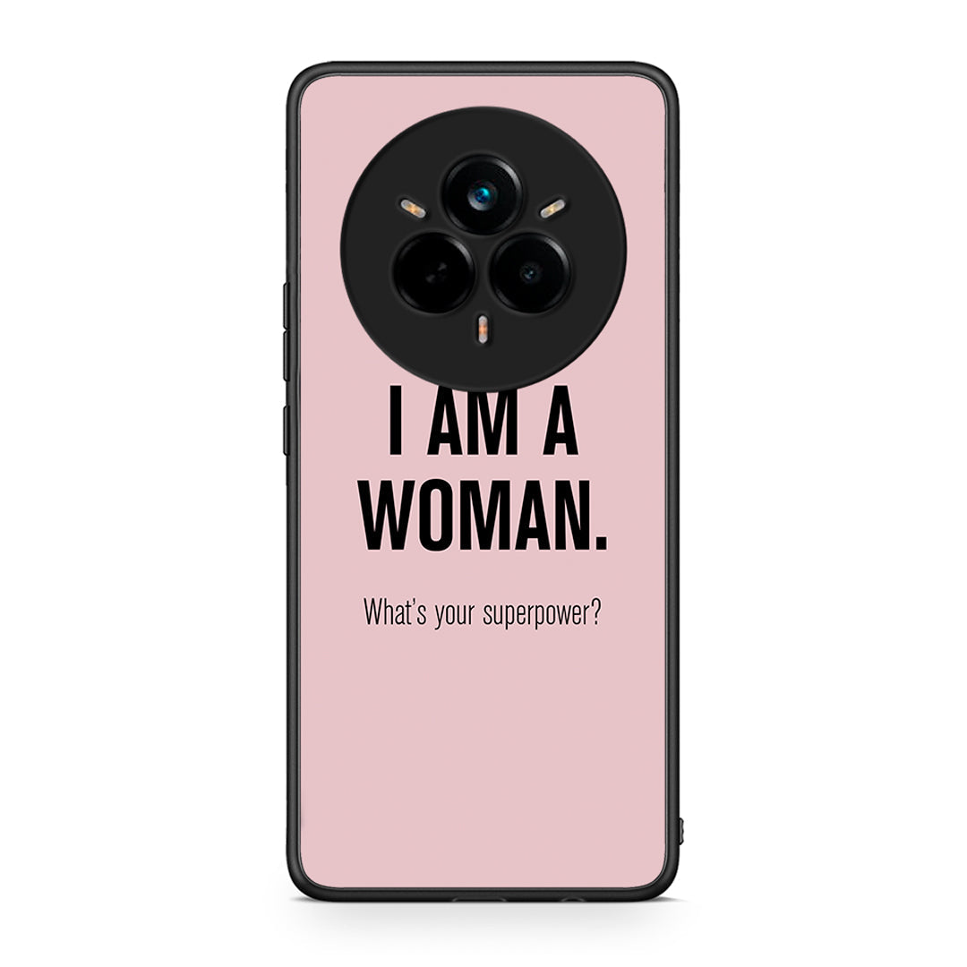 Realme 14 Pro Plus Superpower Woman θήκη από τη Smartfits με σχέδιο στο πίσω μέρος και μαύρο περίβλημα | Smartphone case with colorful back and black bezels by Smartfits