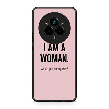 Realme 14 Pro Plus Superpower Woman θήκη από τη Smartfits με σχέδιο στο πίσω μέρος και μαύρο περίβλημα | Smartphone case with colorful back and black bezels by Smartfits
