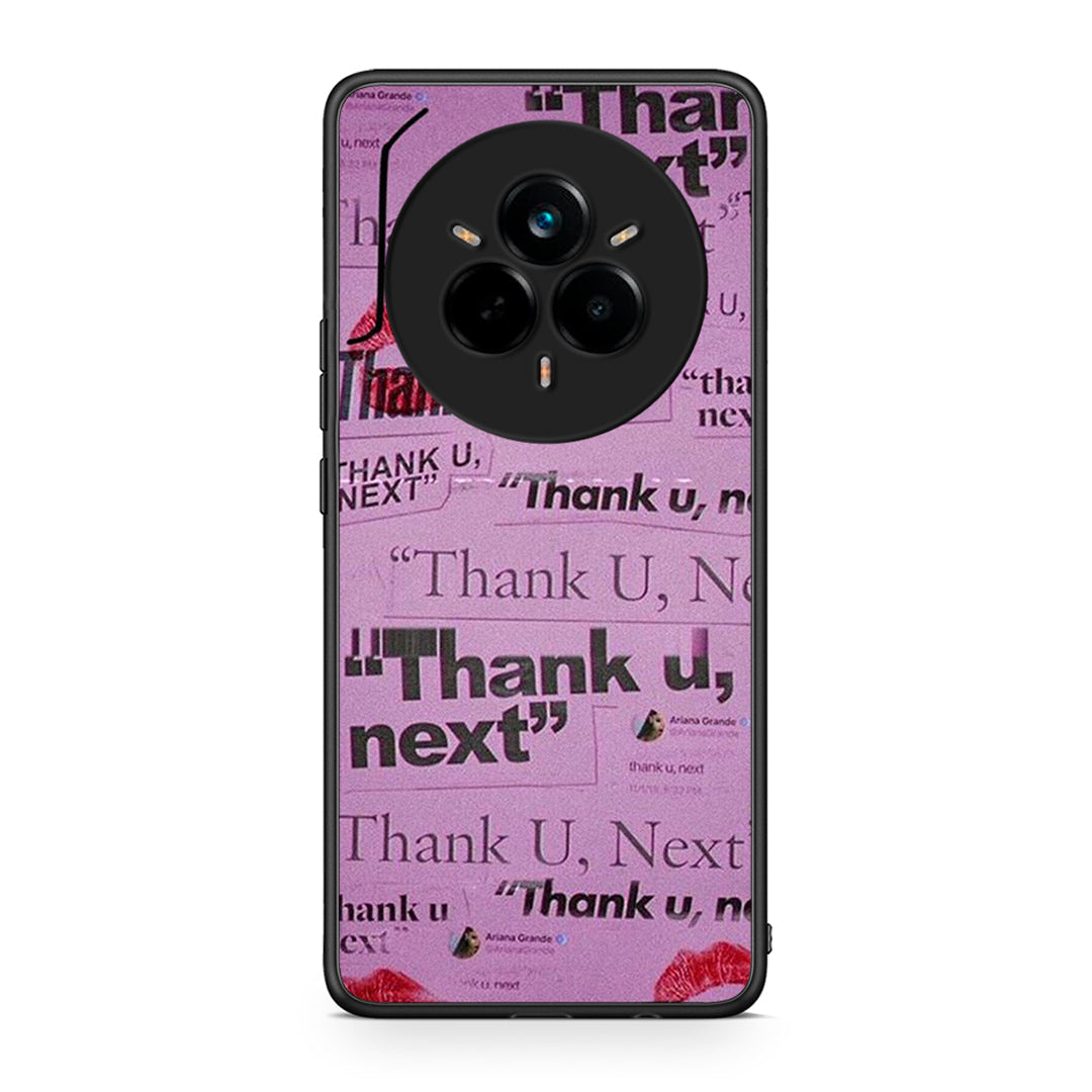 Realme 14 Pro Plus Thank You Next Θήκη Αγίου Βαλεντίνου από τη Smartfits με σχέδιο στο πίσω μέρος και μαύρο περίβλημα | Smartphone case with colorful back and black bezels by Smartfits