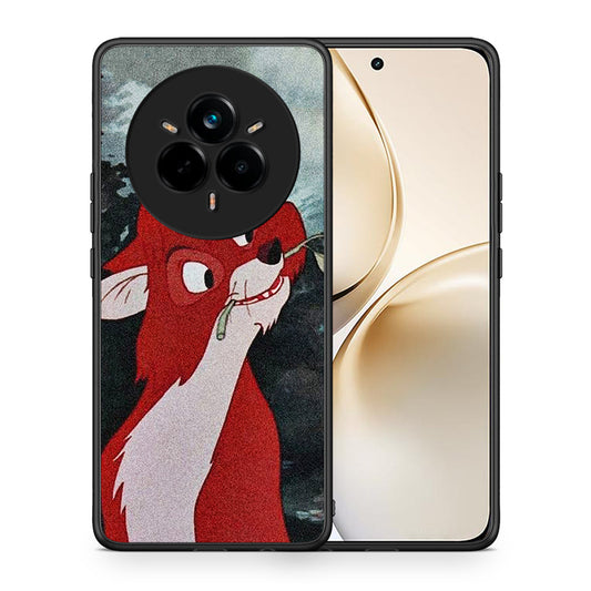 Θήκη Realme 14 Pro Plus Tod And Vixey Love 1 από τη Smartfits με σχέδιο στο πίσω μέρος και μαύρο περίβλημα | Realme 14 Pro Plus Tod And Vixey Love 1 case with colorful back and black bezels