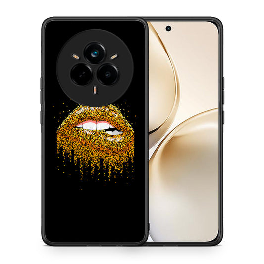 Θήκη Realme 14 Pro Plus Golden Valentine από τη Smartfits με σχέδιο στο πίσω μέρος και μαύρο περίβλημα | Realme 14 Pro Plus Golden Valentine case with colorful back and black bezels