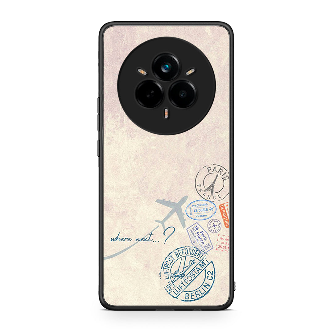 Realme 14 Pro Plus Where Next Θήκη από τη Smartfits με σχέδιο στο πίσω μέρος και μαύρο περίβλημα | Smartphone case with colorful back and black bezels by Smartfits