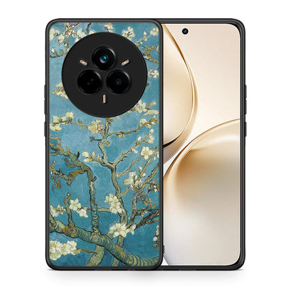 Θήκη Realme 14 Pro Plus White Blossoms από τη Smartfits με σχέδιο στο πίσω μέρος και μαύρο περίβλημα | Realme 14 Pro Plus White Blossoms case with colorful back and black bezels