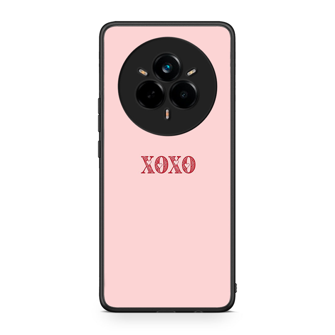 Realme 14 Pro Plus XOXO Love θήκη από τη Smartfits με σχέδιο στο πίσω μέρος και μαύρο περίβλημα | Smartphone case with colorful back and black bezels by Smartfits