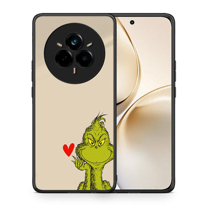 Θήκη Realme 14 Pro Plus Xmas Grinch από τη Smartfits με σχέδιο στο πίσω μέρος και μαύρο περίβλημα | Realme 14 Pro Plus Xmas Grinch case with colorful back and black bezels