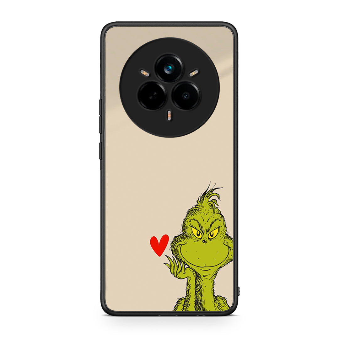 Realme 14 Pro Plus Xmas Grinch θήκη από τη Smartfits με σχέδιο στο πίσω μέρος και μαύρο περίβλημα | Smartphone case with colorful back and black bezels by Smartfits