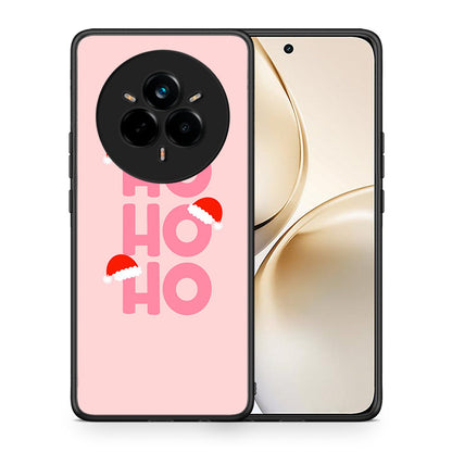 Θήκη Realme 14 Pro Plus Xmas Ho Ho Ho από τη Smartfits με σχέδιο στο πίσω μέρος και μαύρο περίβλημα | Realme 14 Pro Plus Xmas Ho Ho Ho case with colorful back and black bezels