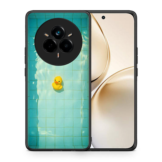 Θήκη Realme 14 Pro Plus Yellow Duck από τη Smartfits με σχέδιο στο πίσω μέρος και μαύρο περίβλημα | Realme 14 Pro Plus Yellow Duck case with colorful back and black bezels