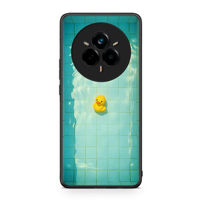 Realme 14 Pro Plus Yellow Duck θήκη από τη Smartfits με σχέδιο στο πίσω μέρος και μαύρο περίβλημα | Smartphone case with colorful back and black bezels by Smartfits