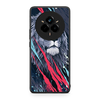 4 - Realme 14 Pro Lion Designer PopArt case, cover, bumper