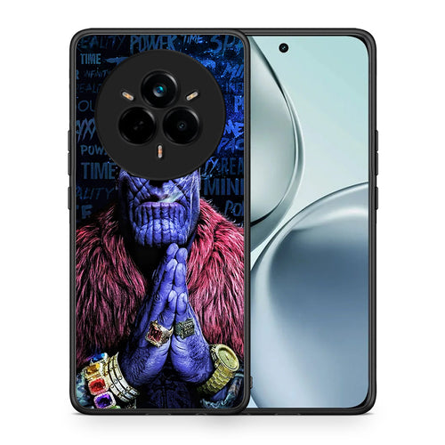 Θήκη Realme 14 Pro Thanos PopArt από τη Smartfits με σχέδιο στο πίσω μέρος και μαύρο περίβλημα | Realme 14 Pro Thanos PopArt case with colorful back and black bezels