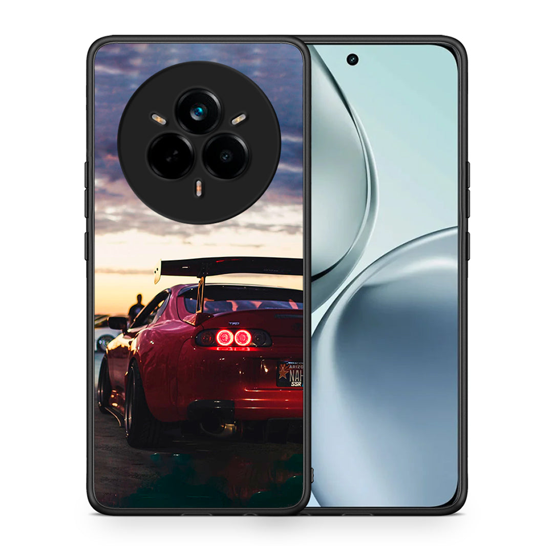Θήκη Realme 14 Pro Racing Supra από τη Smartfits με σχέδιο στο πίσω μέρος και μαύρο περίβλημα | Realme 14 Pro Racing Supra case with colorful back and black bezels