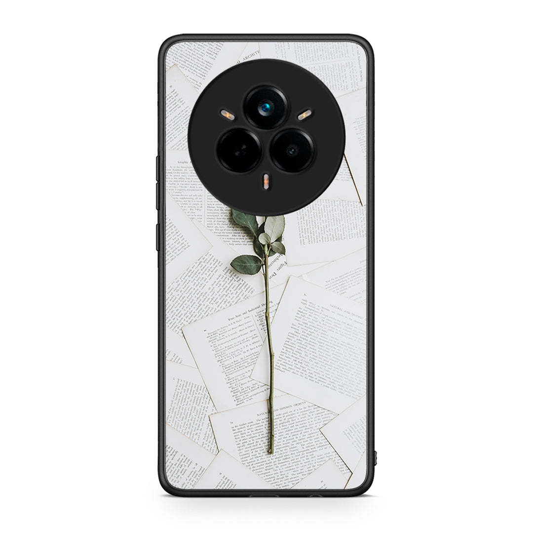 Realme 14 Pro Red Rose θήκη από τη Smartfits με σχέδιο στο πίσω μέρος και μαύρο περίβλημα | Smartphone case with colorful back and black bezels by Smartfits