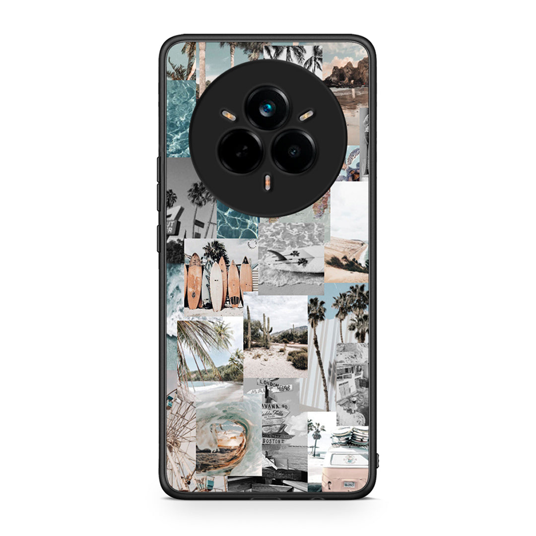 Realme 14 Pro Retro Beach Life Θήκη από τη Smartfits με σχέδιο στο πίσω μέρος και μαύρο περίβλημα | Smartphone case with colorful back and black bezels by Smartfits
