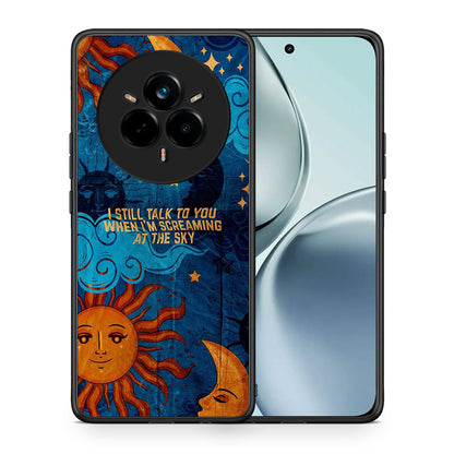 Θήκη Realme 14 Pro Screaming Sky από τη Smartfits με σχέδιο στο πίσω μέρος και μαύρο περίβλημα | Realme 14 Pro Screaming Sky case with colorful back and black bezels