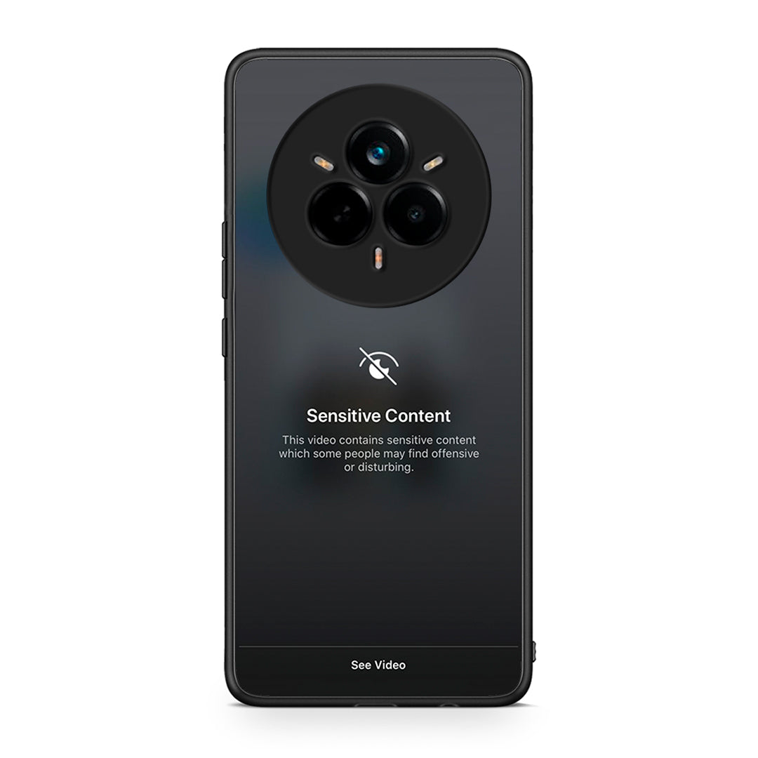 Realme 14 Pro Sensitive Content θήκη από τη Smartfits με σχέδιο στο πίσω μέρος και μαύρο περίβλημα | Smartphone case with colorful back and black bezels by Smartfits