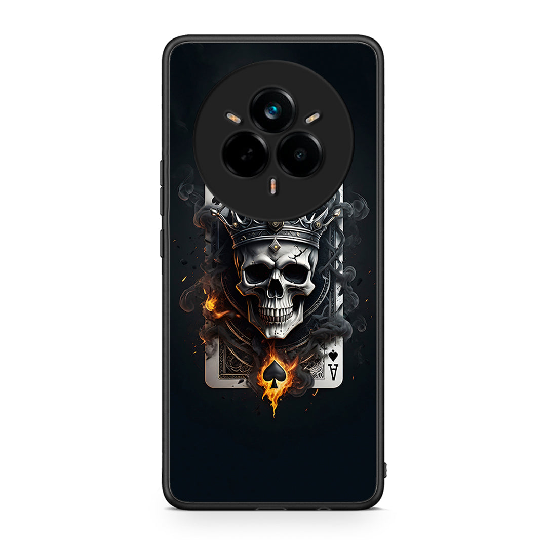 Realme 14 Pro Skull King Ace θήκη από τη Smartfits με σχέδιο στο πίσω μέρος και μαύρο περίβλημα | Smartphone case with colorful back and black bezels by Smartfits