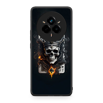Realme 14 Pro Skull King Ace θήκη από τη Smartfits με σχέδιο στο πίσω μέρος και μαύρο περίβλημα | Smartphone case with colorful back and black bezels by Smartfits