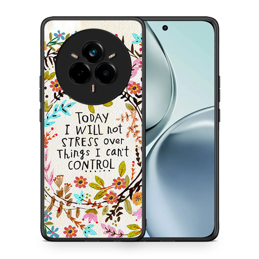 Θήκη Realme 14 Pro Stress Over από τη Smartfits με σχέδιο στο πίσω μέρος και μαύρο περίβλημα | Realme 14 Pro Stress Over case with colorful back and black bezels