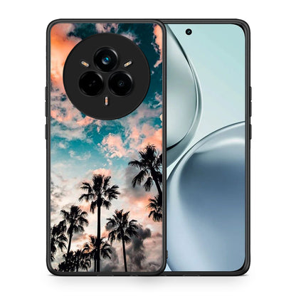 Θήκη Realme 14 Pro Sky Summer από τη Smartfits με σχέδιο στο πίσω μέρος και μαύρο περίβλημα | Realme 14 Pro Sky Summer case with colorful back and black bezels