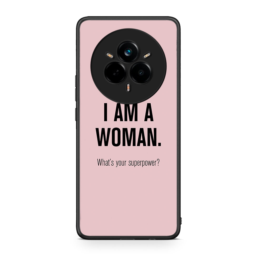 Realme 14 Pro Superpower Woman θήκη από τη Smartfits με σχέδιο στο πίσω μέρος και μαύρο περίβλημα | Smartphone case with colorful back and black bezels by Smartfits