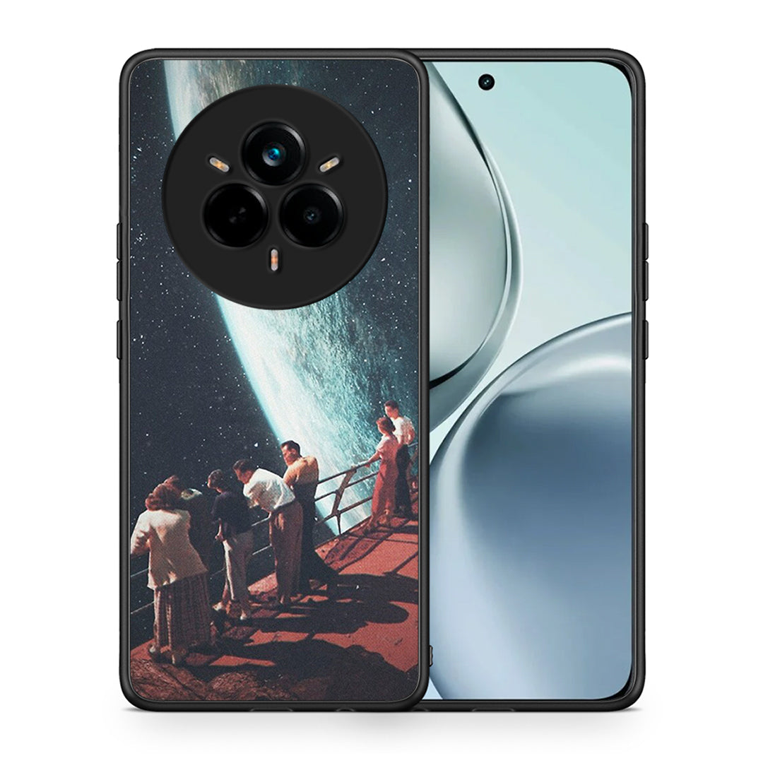 Θήκη Realme 14 Pro Surreal View από τη Smartfits με σχέδιο στο πίσω μέρος και μαύρο περίβλημα | Realme 14 Pro Surreal View case with colorful back and black bezels