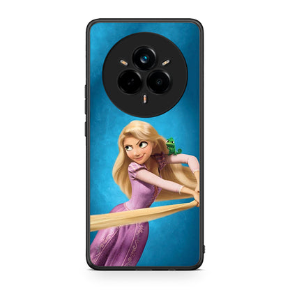 Realme 14 Pro Tangled 2 Θήκη Αγίου Βαλεντίνου από τη Smartfits με σχέδιο στο πίσω μέρος και μαύρο περίβλημα | Smartphone case with colorful back and black bezels by Smartfits