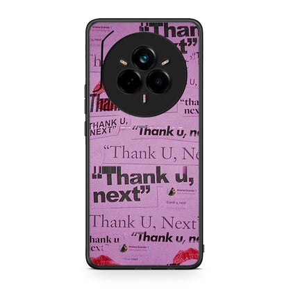 Realme 14 Pro Thank You Next Θήκη Αγίου Βαλεντίνου από τη Smartfits με σχέδιο στο πίσω μέρος και μαύρο περίβλημα | Smartphone case with colorful back and black bezels by Smartfits