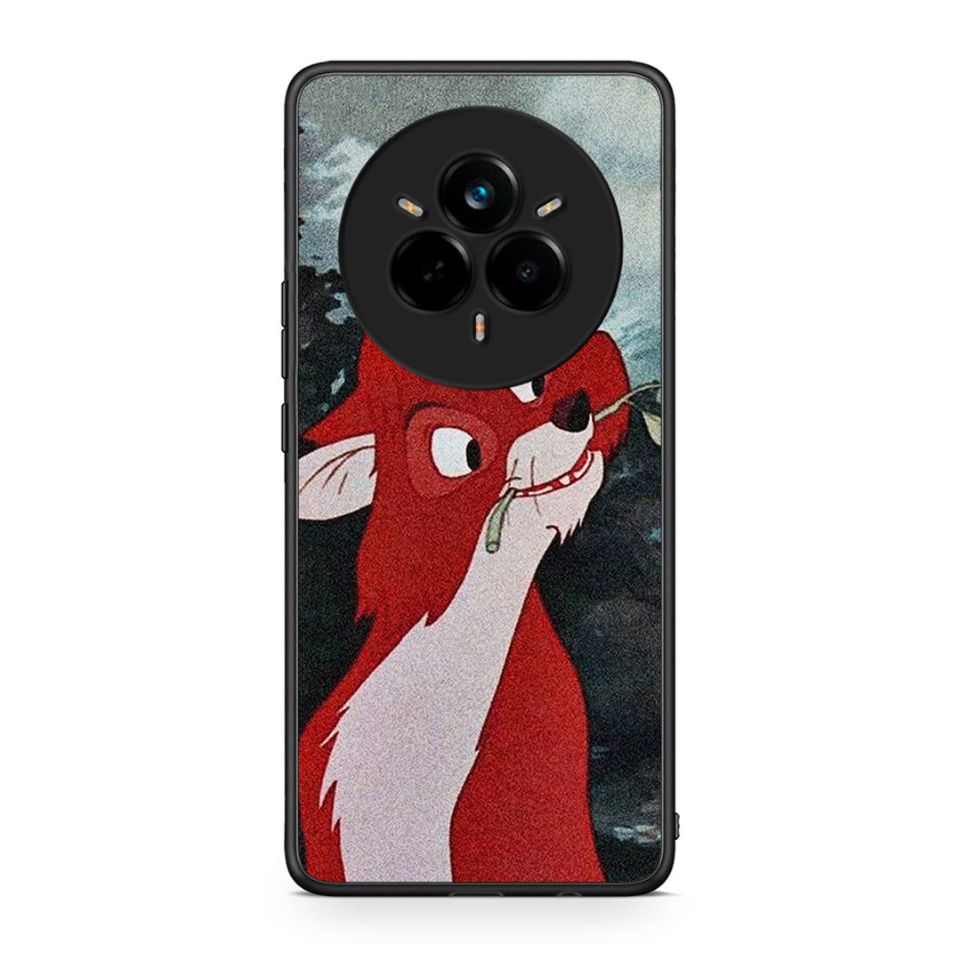 Realme 14 Pro Tod And Vixey Love 1 θήκη από τη Smartfits με σχέδιο στο πίσω μέρος και μαύρο περίβλημα | Smartphone case with colorful back and black bezels by Smartfits