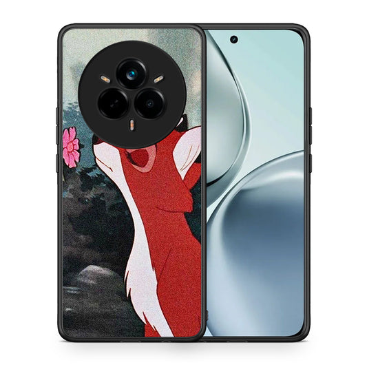 Θήκη Realme 14 Pro Tod And Vixey Love 2 από τη Smartfits με σχέδιο στο πίσω μέρος και μαύρο περίβλημα | Realme 14 Pro Tod And Vixey Love 2 case with colorful back and black bezels