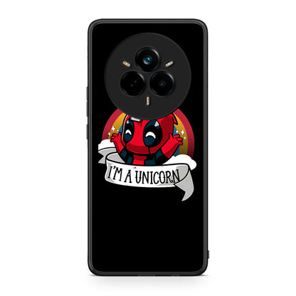 Realme 14 Pro Unicorn Deadpool θήκη από τη Smartfits με σχέδιο στο πίσω μέρος και μαύρο περίβλημα | Smartphone case with colorful back and black bezels by Smartfits