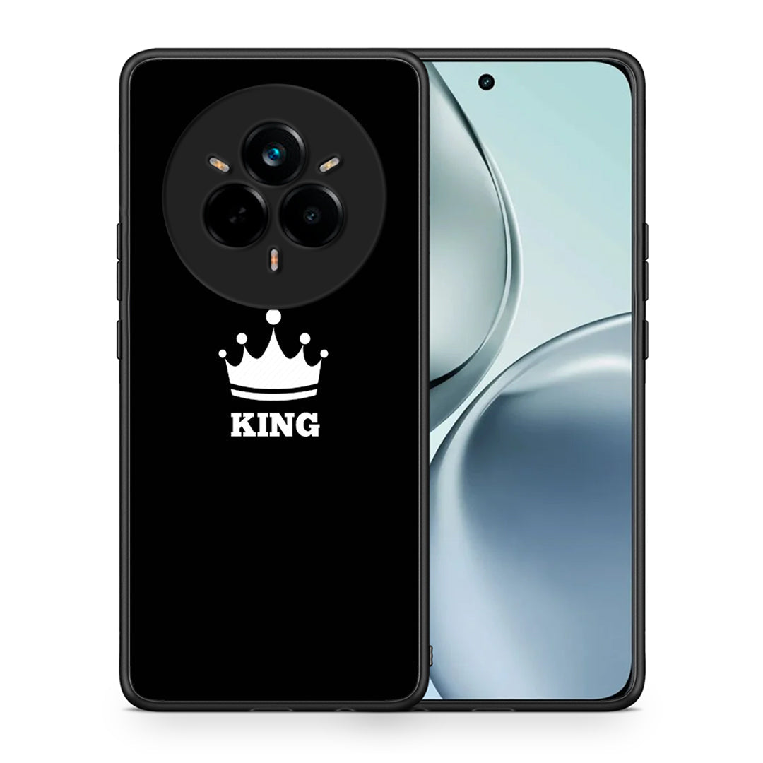 Θήκη Realme 14 Pro King Valentine από τη Smartfits με σχέδιο στο πίσω μέρος και μαύρο περίβλημα | Realme 14 Pro King Valentine case with colorful back and black bezels