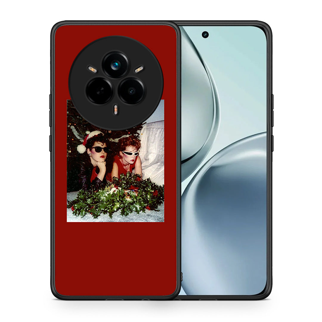 Θήκη Realme 14 Pro Waiting For Xmas από τη Smartfits με σχέδιο στο πίσω μέρος και μαύρο περίβλημα | Realme 14 Pro Waiting For Xmas case with colorful back and black bezels